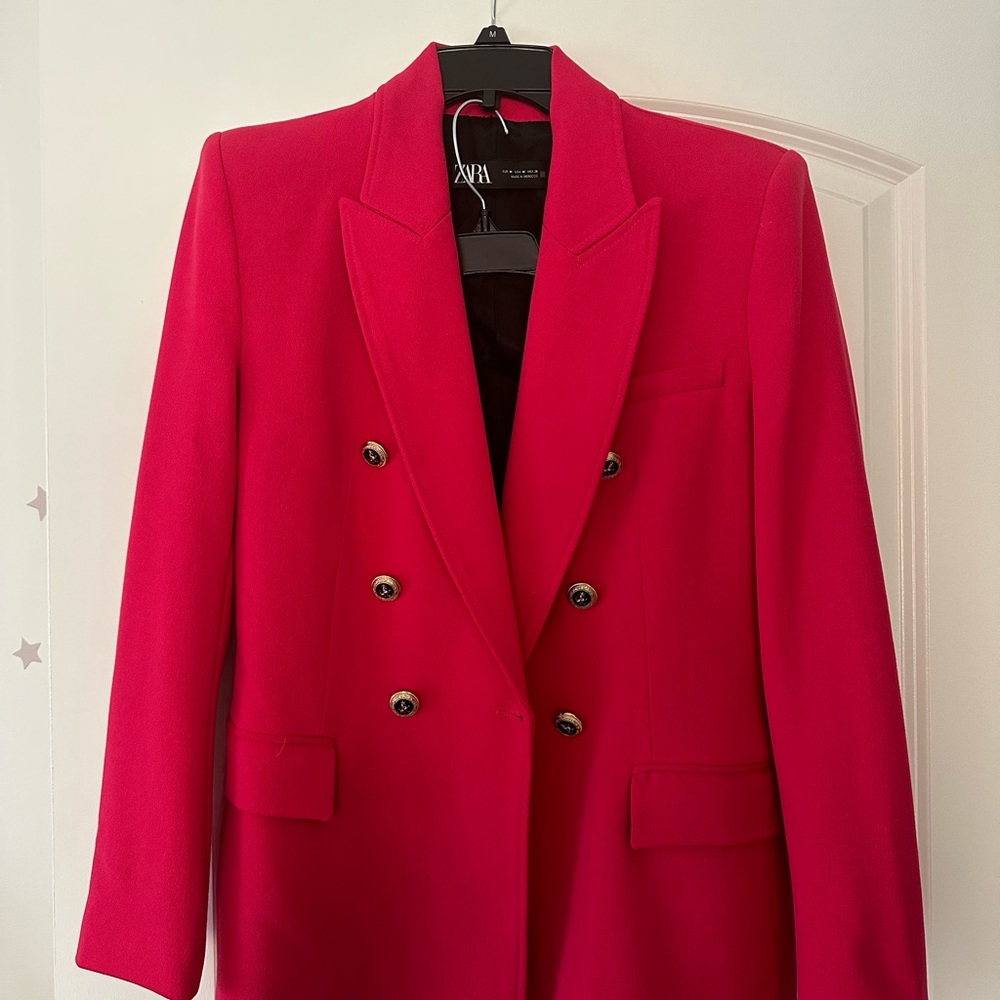 Pink blazer size M